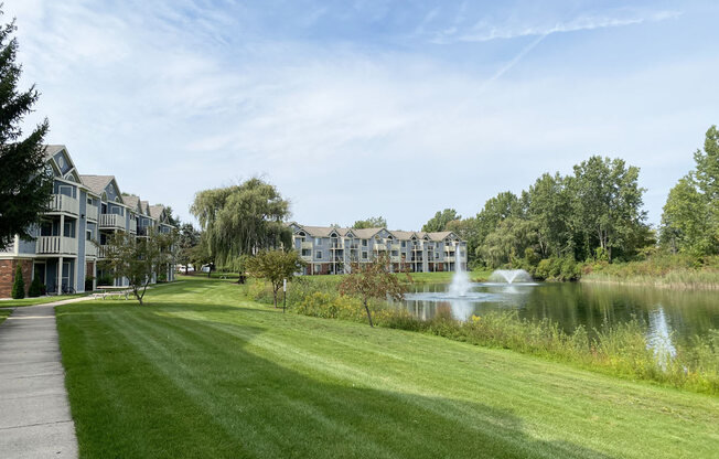 Scenic Pond Views at Byron Lakes Apartments, Byron Center