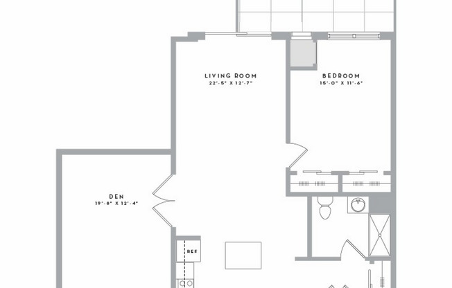 1 bed, 1 bath, 1,055 sqft, $3,500