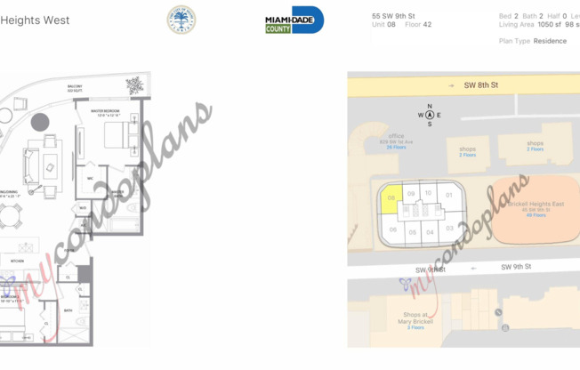 2 beds, 2 baths, $5,600, Unit #4208