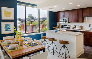 Modern Kitchen at Aurora Apartments in North Bethesda, MD 20852