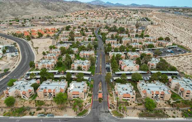 aerial top view at Desert Bay Apartments, Laughlin, NV