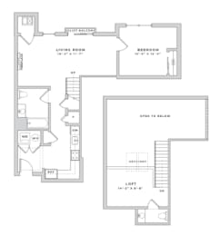 1 bed, 1 bath, 917 sqft, $2,800