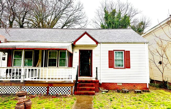 3 bed 2 bath on Northisde! Central HVAC, yard, hardwoods, porch and laundry!