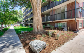 Our Apartment Exterior of the Building at Scandia Apartments