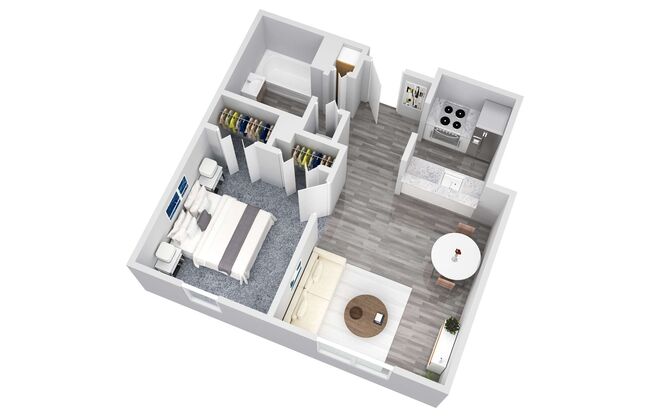 1 bed, 1 bath, 646 sqft, $2,650, Unit 212