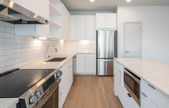 Kitchen with Stainless Steel Appliances
