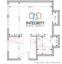 Studio, 1 bath, 457 sqft, $813