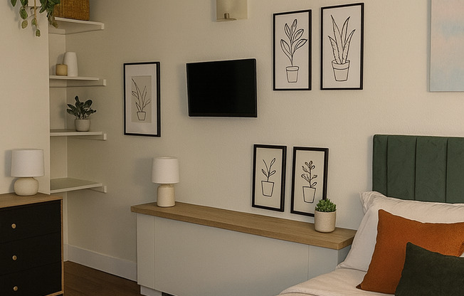 ONE MONTH RENT FREE!! Charming Studio Apartment with Fitness, Rec Area, & Laundry!