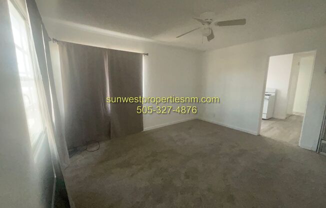 2 Bedroom, 1 Bath Duplex