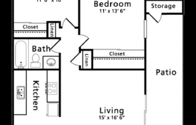 2 beds, 1 bath, 816 sqft, $1,295