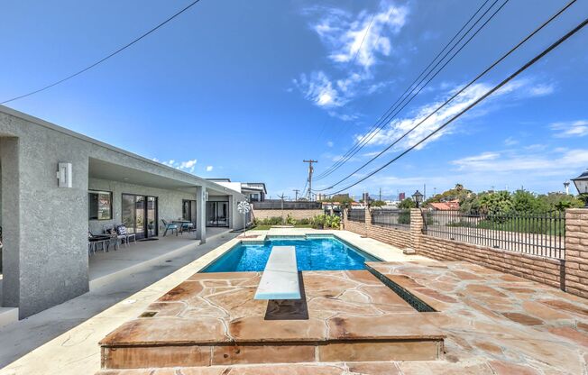 Single story with pool and RV parking for rent Las Vegas NV.