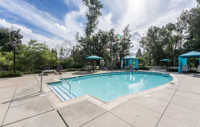 our resort style swimming pool is clean and ready for you to enjoy