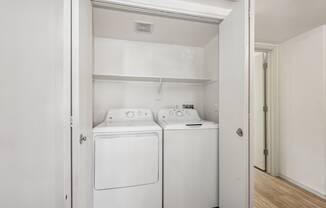 our apartments have a washer and dryer laundry room