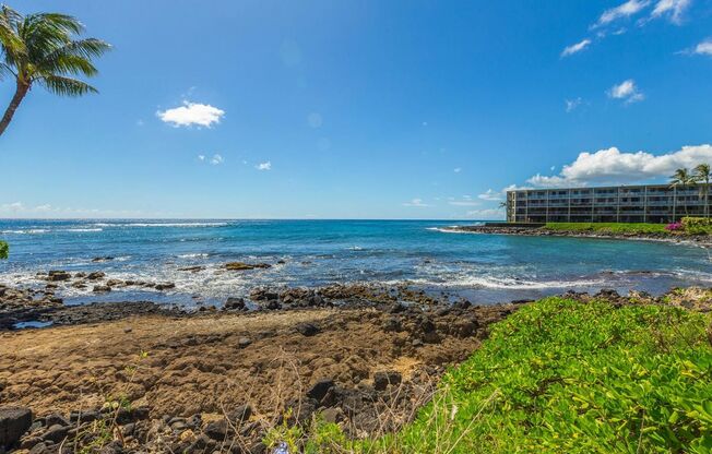 Furnished 2 bedroom, 1.5 bath home in Poipu, with unobstructed ocean view