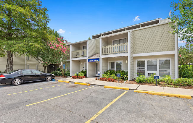 parking in front of building