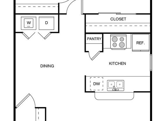 1 bed, 1 bath, 890 sqft, $1,020