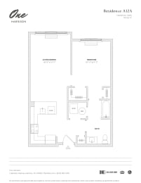1 bed, 1 bath, 764 sqft, $2,810