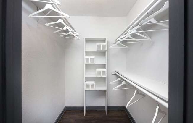 Built-In Shelving In Closet at The Ivy, Texas, 78753