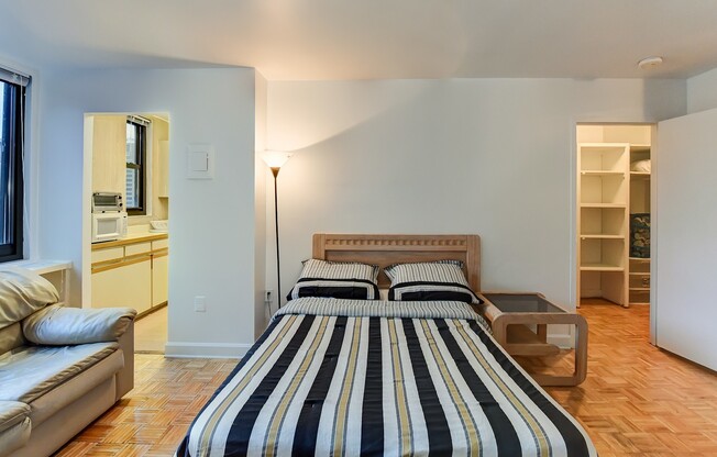 Spacious & Bright Unfurnished Studio for Rent