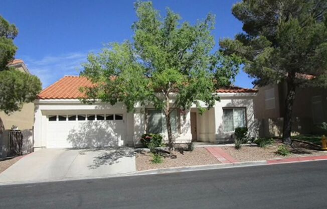 Stunning 3 BED / 2 BATH home! This house can be found in an attractive Summerlin neighborhood.