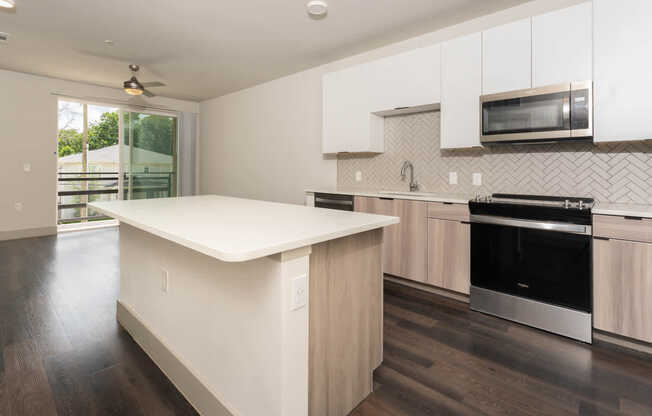 Kitchen with Stainless Steel Appliances