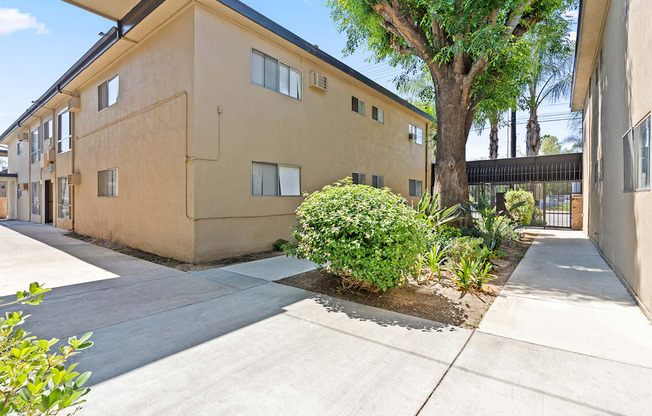 Parthenia Terrace Apartments exterior walkway