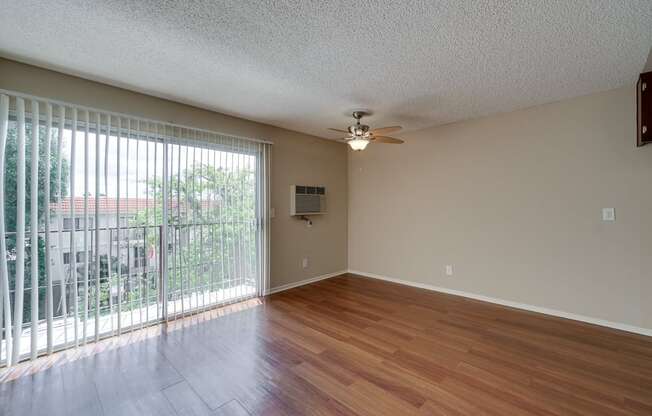 Living Room With Attached Balcony at Park Merridy, Northridge