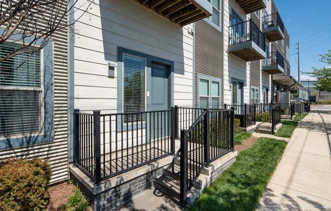 our apartments offer a porch for you to enjoy