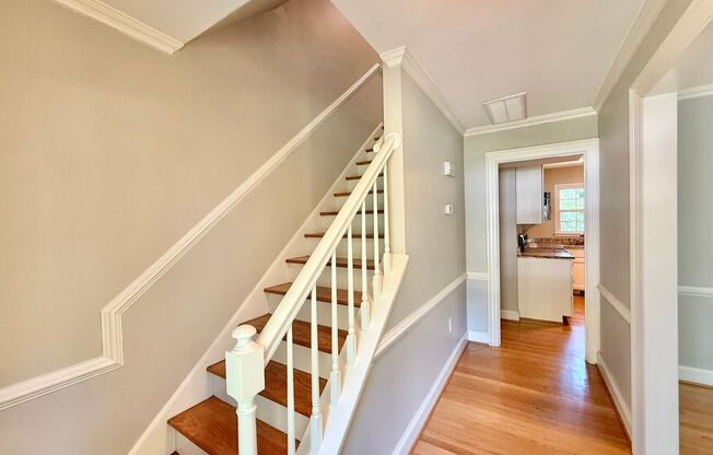 **OFFERING REFUNDABLE APPLICATION FEES & $150 MOVE IN PROMOTION** Terrific 3BD, 1.5BA North Raleigh House with Modern Updates and Private Backyard