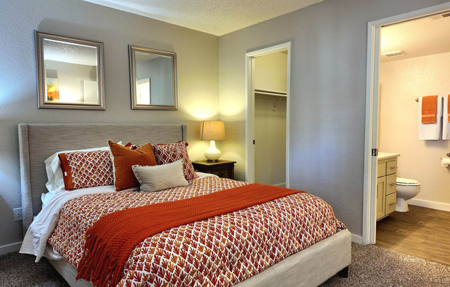 Bedroom at Ovation at Tempe Apartments in Tempe Arizona