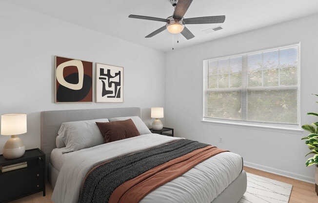 Bedroom with Hard Surface Flooring