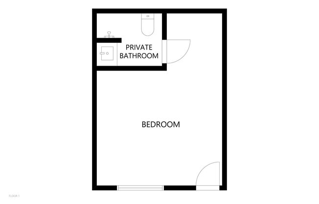 1 bed, 1 bath, 250 sqft, $1,100