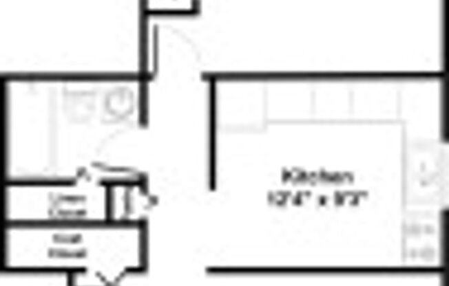 1 bed, 1 bath, 650 sqft, $895, Unit 05223-1