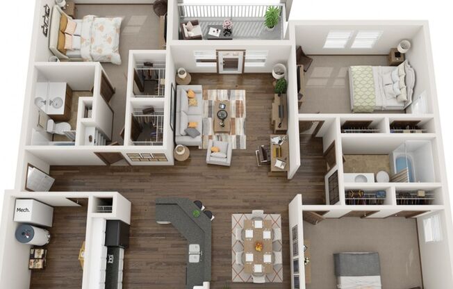 3 beds, 2 baths, 1,500 sqft, $3,475, Unit 450SMA1