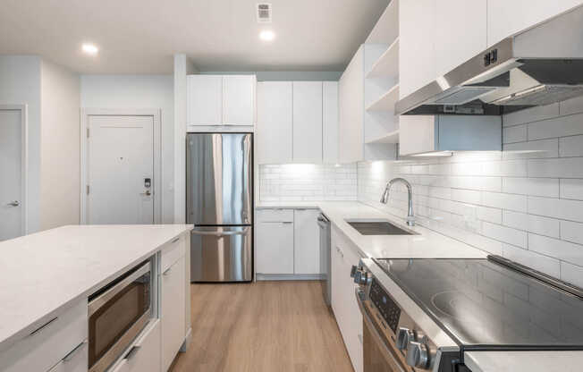 Kitchen with Stainless Steel Appliances