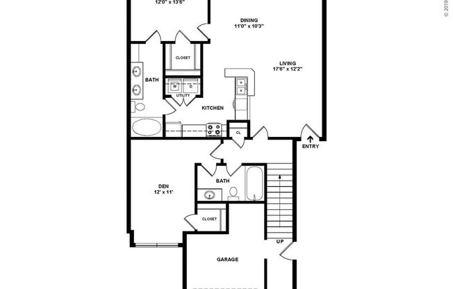 2 beds, 2 baths, 1,340 sqft, $1,700