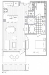 1 bed, 1 bath, 785 sqft, $2,844