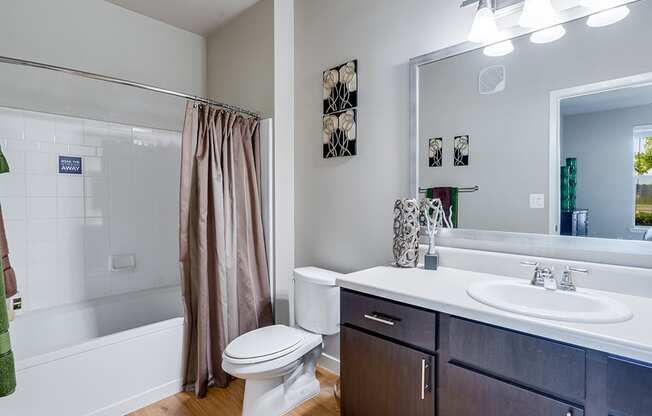 Spacious Bathroom with Large Bathroom Countertop
