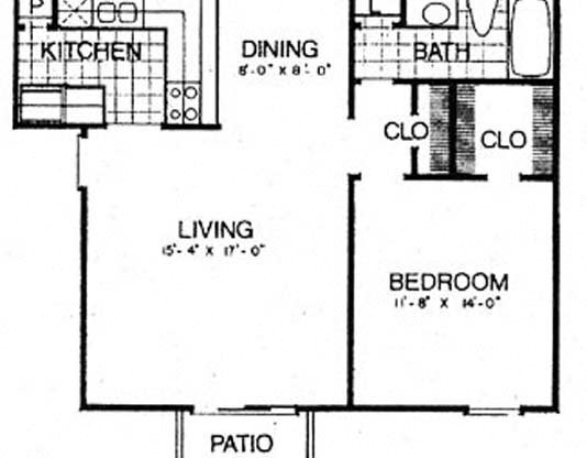 1 bed, 1 bath, 751 sqft, $835