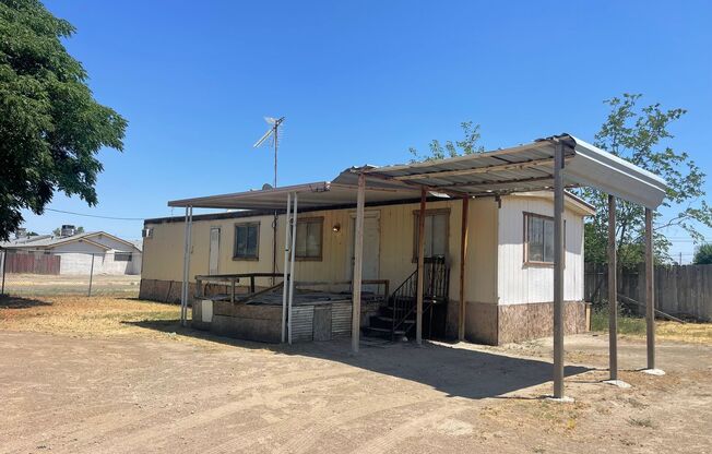 Manufactured home for rent.