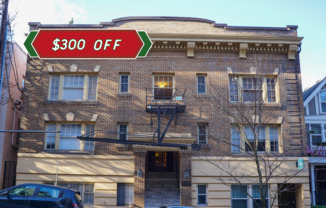 $300 OFF! Nicely Appointed One-Bedroom Close to Everything!