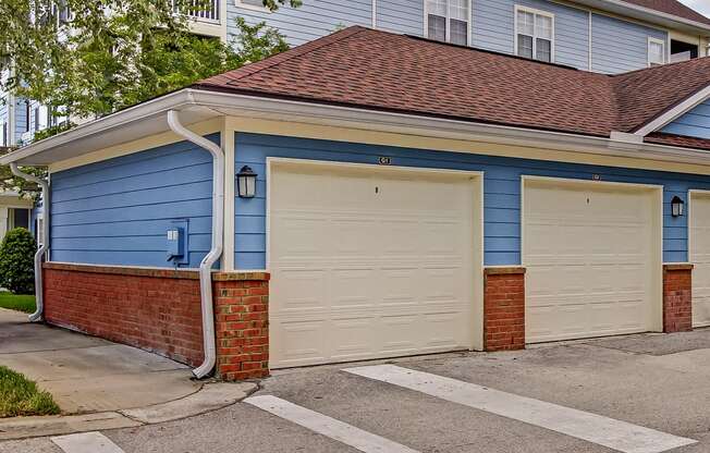 Garages at Magnolia Village Apartments in Jacksonville, FL