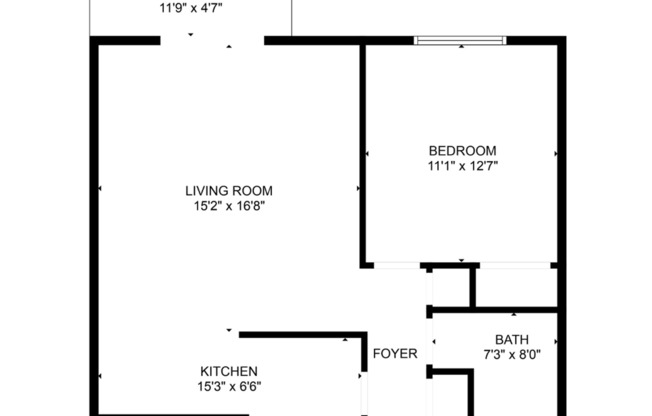 1 bed, 1 bath, 610 sqft, $730, Unit 134