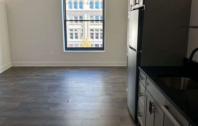 Studio, 1 bath, 640 sqft, $1,525, Unit Apartment 402