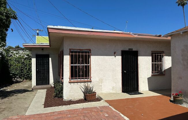 Private unit located at rear of the building