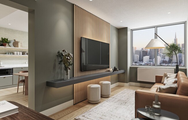 1 bed, 1 bath, 516 sqft, $4,000, Unit 17B