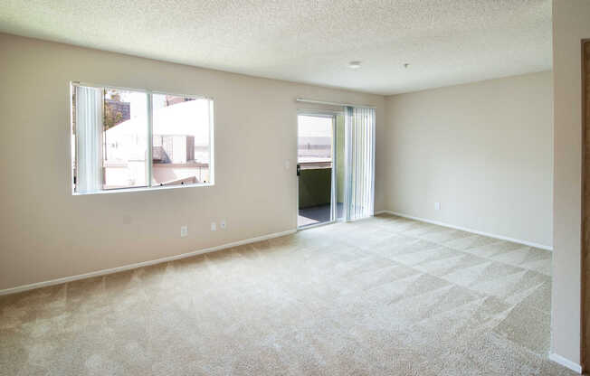 Carpeted Living Room