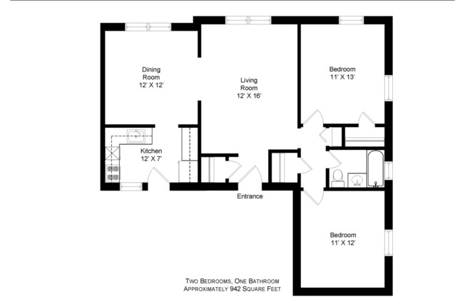 2 beds, 1 bath, 1,000 sqft, $2,795, Unit 34132W