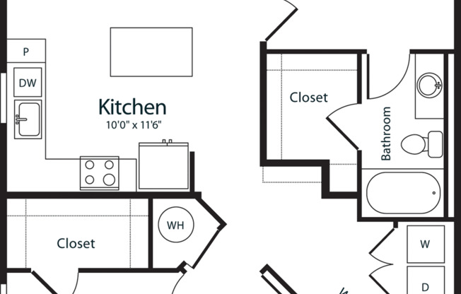 2 beds, 2 baths, 1,081 sqft, $2,345, Unit 945