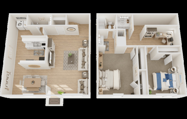 2 beds, 1.5 baths, 1,300 sqft, $1,380